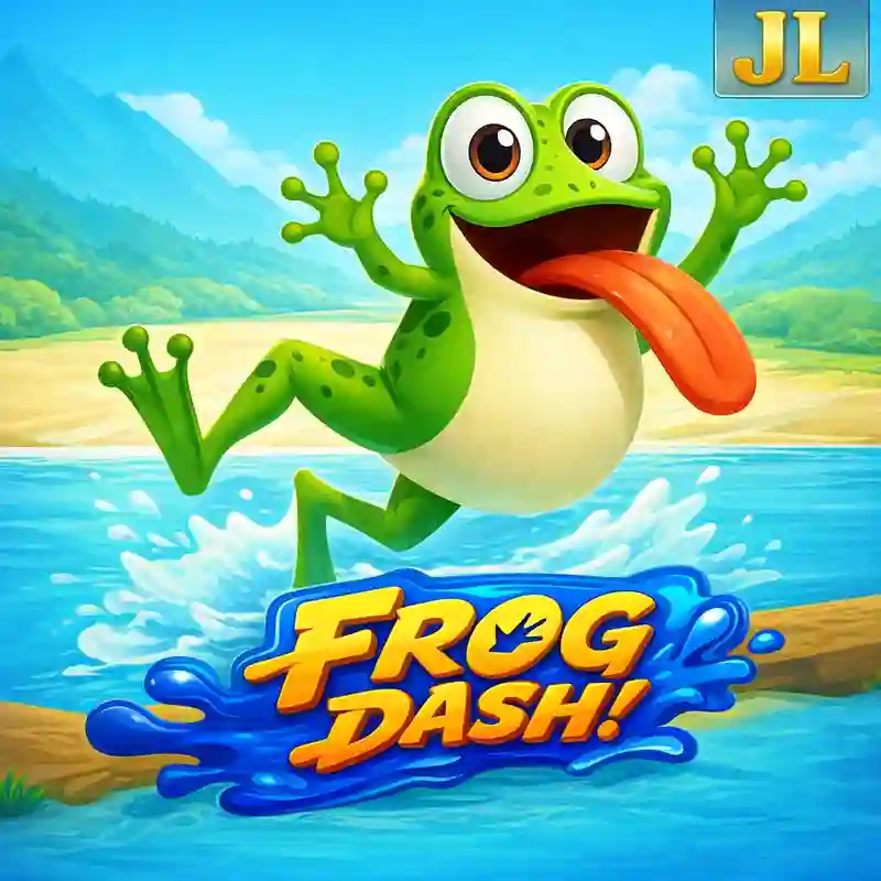 Frog Dash casino slot game banner